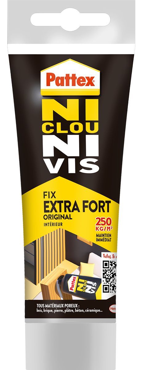Fixation Ni Clou Ni Vis Chrono Pattex Le Tube De 52 G - vue 2