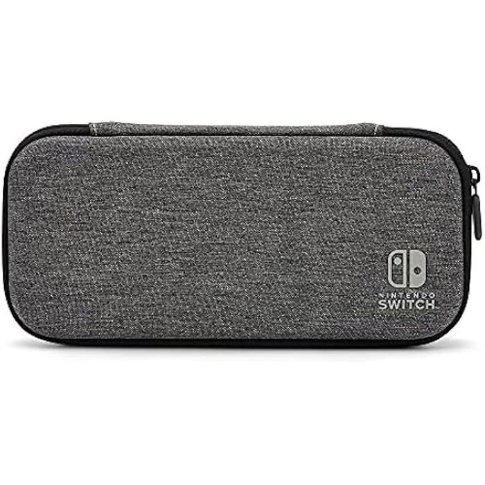 Boîtier de protection - PowerA - Switch/Switch Lite - Anthracite - Rangement 5 jeux - Garantie 2 ans