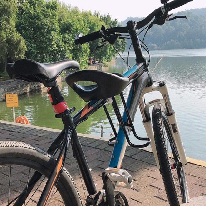 Siège avant de vélo pour enfants - QQMORA - SPORT - Noir - Capacité de charge 20kg