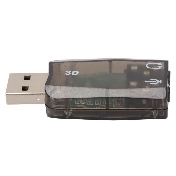 CSL - Carte Son USB 2.0 Externe - 7.1 Dynamic Stereo Sound 3D CSL - Carte Son USB 2.0 Externe - 7.1 Dynamic Stereo Sound 3D