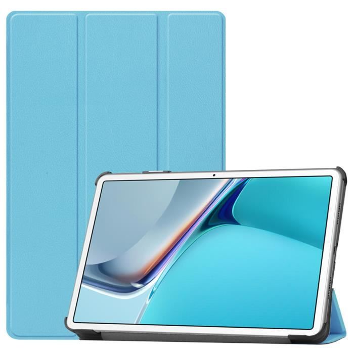 Étui Housse Pochette Tablette iPad 10.2 2020 (8th Gen), Bleu clair Coque  Mince Léger Anti-Chute, Rabat Magnétique