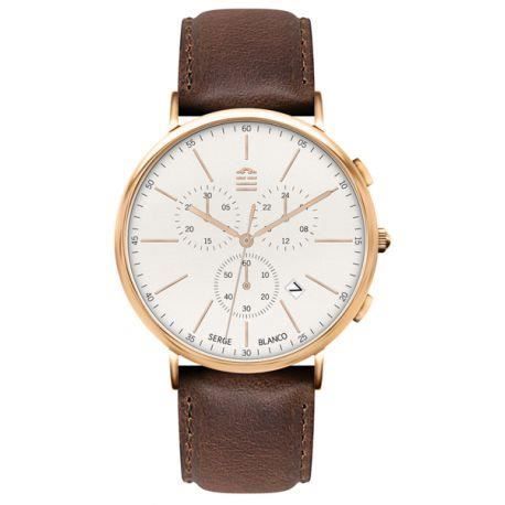 Montre Homme Serge Blanco Chronographe Dor SB5908 3 Cdiscount