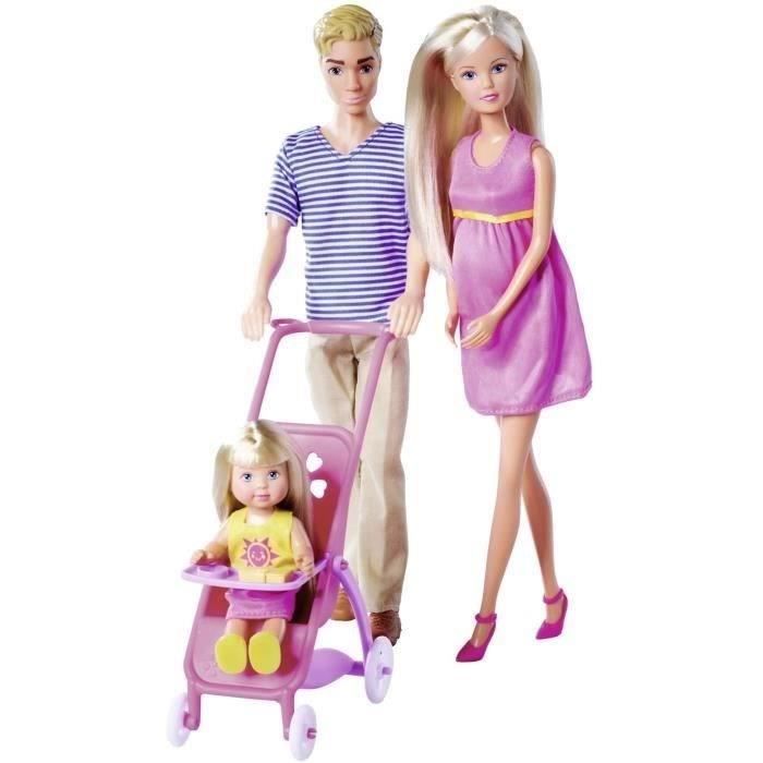 SIMBA Steffi Love Famille Heureuse Poupée mannequin