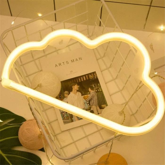 Specchio Neon LED A Forma Di Cuore/Gatto/Lettere - Decorazione Murale Gotica E Romantica Per Camera Da Letto