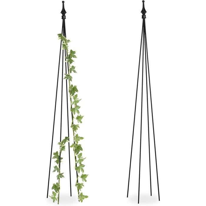 Tuteurs à Tomates En Acier Vert Foncé - Lot De 8, Longueur 80 Cm, Pour Soutenir Plantes Potagères Et Fleurs