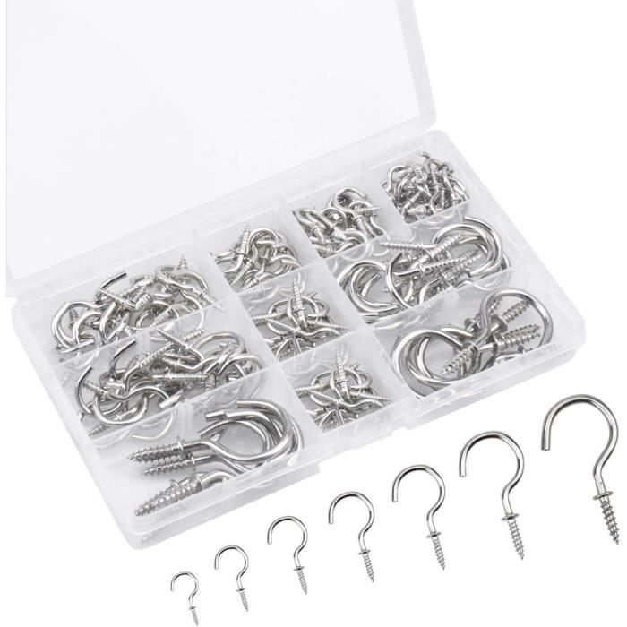 Lot De 20 Boutons Pression à Visser Acier Inoxydable - Longueur Vis 15mm