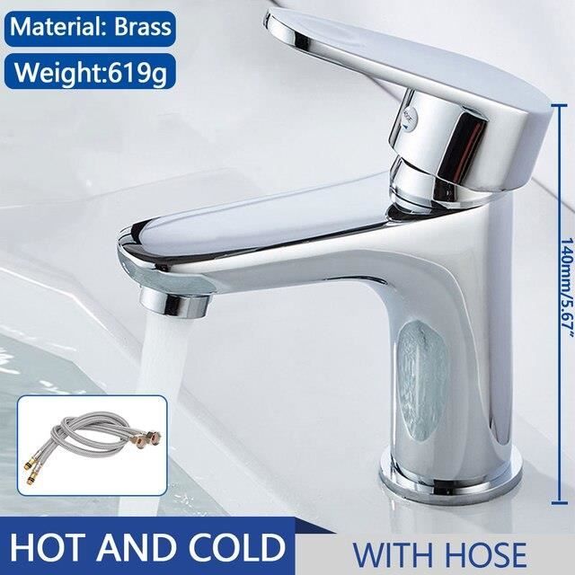 SevenGelok SF3-BN Robinets D'évier De Salle De Bain En Nickel