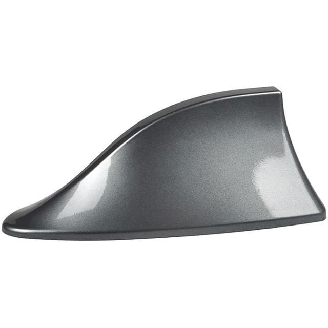 Autocollant Aileron Requin Pour Voiture - Décor Latéral ABS, Argent/noir, 2 Pièces