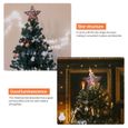 1 set of Christmas Tree Decorative Lamp Decor Topper sapin de noel - arbre de noel decoration de noel-1