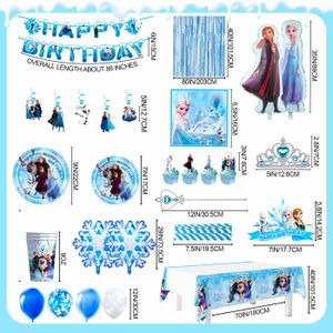 Lot De 8 Décorations De Table La Reine Des Neiges - En Papier Nid D'abeille 3D - 15,2 Cm - Pour Anniversaire Fille - 4