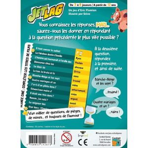 JEU SOCIÉTÉ - PLATEAU ASMODEE - JetLag - Jeu de société - Mixte - Dès 12 JEU SOCIÉTÉ - PLATEAU ASMODEE - JetLag - Jeu de société - Mixte - Dès 12