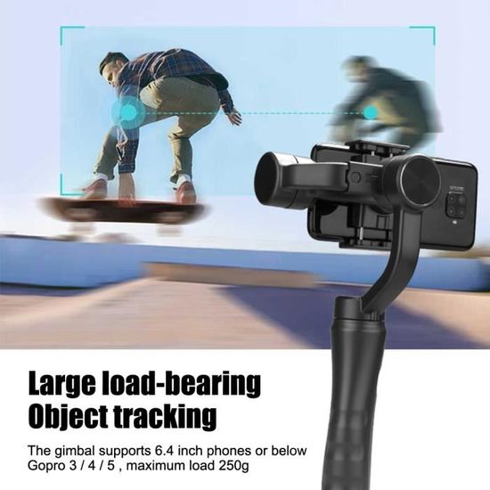Stabilisateur Cardan M1 pour Smartphone, Support Téléphone 3 Axes, Cardan de Prise de Vue Intelligente pour Téléphone