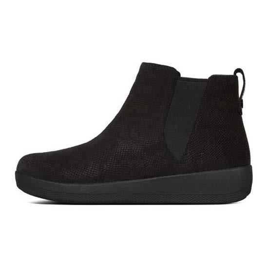 Bottes et bottines femme Fitflop Superchelsea Boot Snake Embos