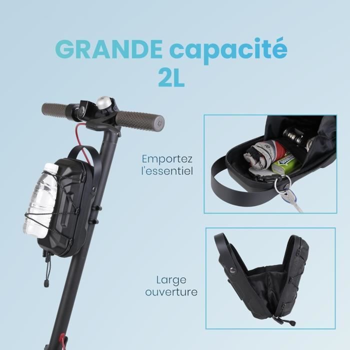 OFFBONDAGE Sacoche de guidon rigide en EVA pour trottinette électrique et vélo pliant – Accessoires de cyclisme 18 OFFBONDAGE Sacoche de guidon rigide en EVA pour trottinette électrique et vélo pliant – Accessoires de cyclisme 18