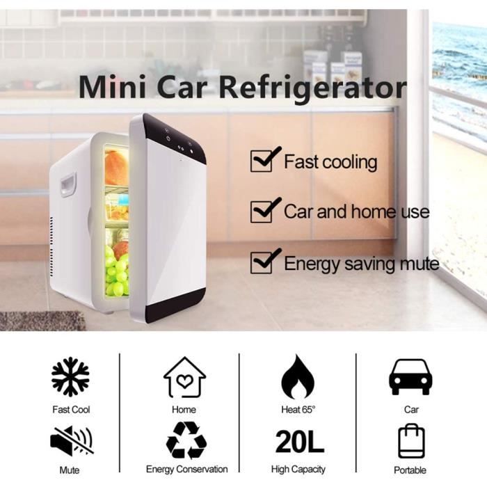 Mini Réfrigérateur 12L, Froid & Chaud, Mini Frigo DC & AC Portable-Compact  Auto Cefrigerator Kapazität Tragbare Mni Kühlschrank A452 - Achat / Vente  mini-bar – mini frigo Mini Réfrigérateur 12L, Froid 