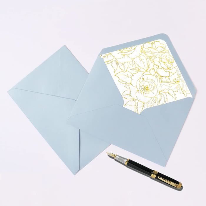 UMCHU 50 Pièces Enveloppe Petit Format,Mini Enveloppe à colle humide de  style occidental,enveloppes classiques,pour cartes de vœux, cartes  d'invitation(Bleu) : : Fournitures de bureau