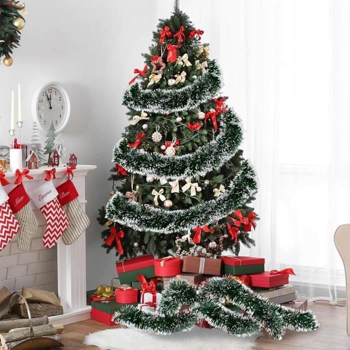 Guirlande De Noël Verte 10 Mètres - De Décoration
