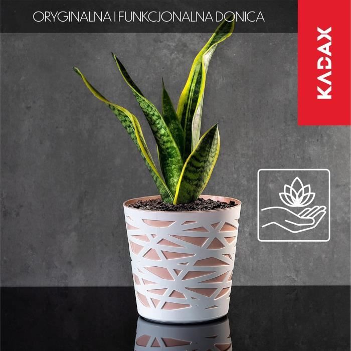 Lot De 3 Vases En Plastique Design - Décoration Moderne Pour Intérieur, Bureau, Mariage - Style Nordique
