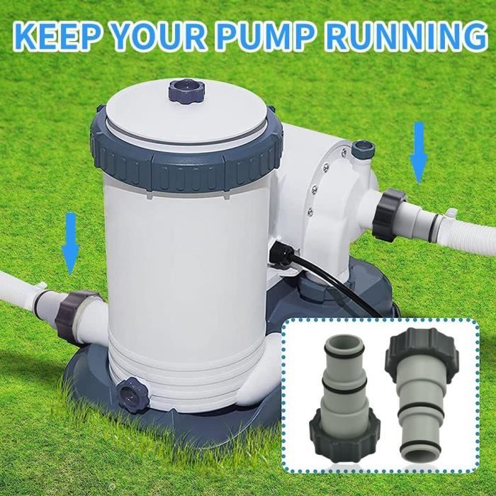 Adaptateur Tuyau Piscine, Adaptateur Tuyau pour Pompe avec Filetage Adaptateur Tuyau Piscine, Adaptateur Tuyau pour Pompe avec Filetage