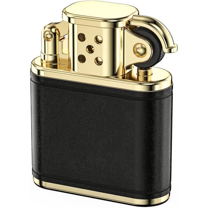 Briquet Essence Vintage VVAY - Laiton Rétro - Pierre à Silex