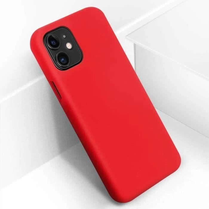 Coque iphone 11 en Silicone - Couleur Rouge - Boutique AntechPro ...