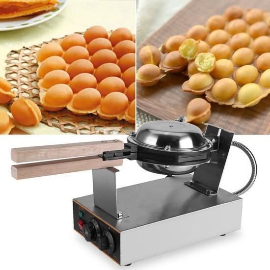 STOEX® Gaufrier Electrique Oeuf Gâteau Four QQ Egg Waffle Baker Maker  Machine 1 PCS - Cdiscount Electroménager