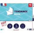 Lot de 2 oreillers Tendance 50x70 cm- 100% Polyester - DODO-2