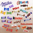Ballotin Plaisir d'Offrir et son assortiment de 100 mini-chocolats Kinder Schokobons et Mini Bueno, Milka, Célébrations,Daim-2
