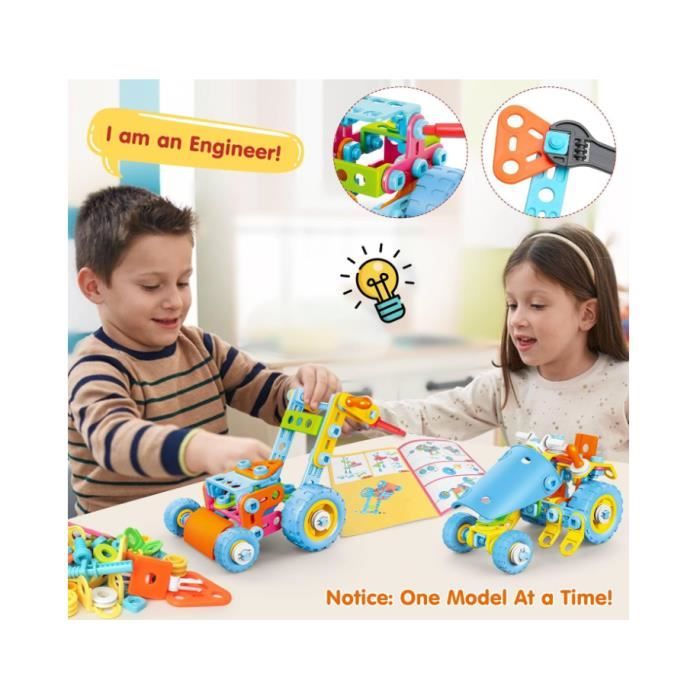 Blocs de Construction Jouet Enfant 5 Ans garçon, 6-en-1 Jeux pour ...