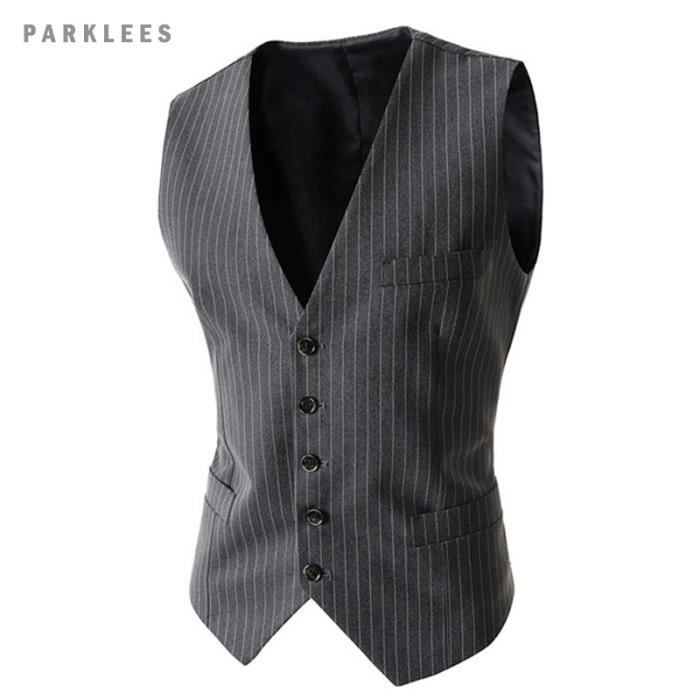 Gilet costume noir online
