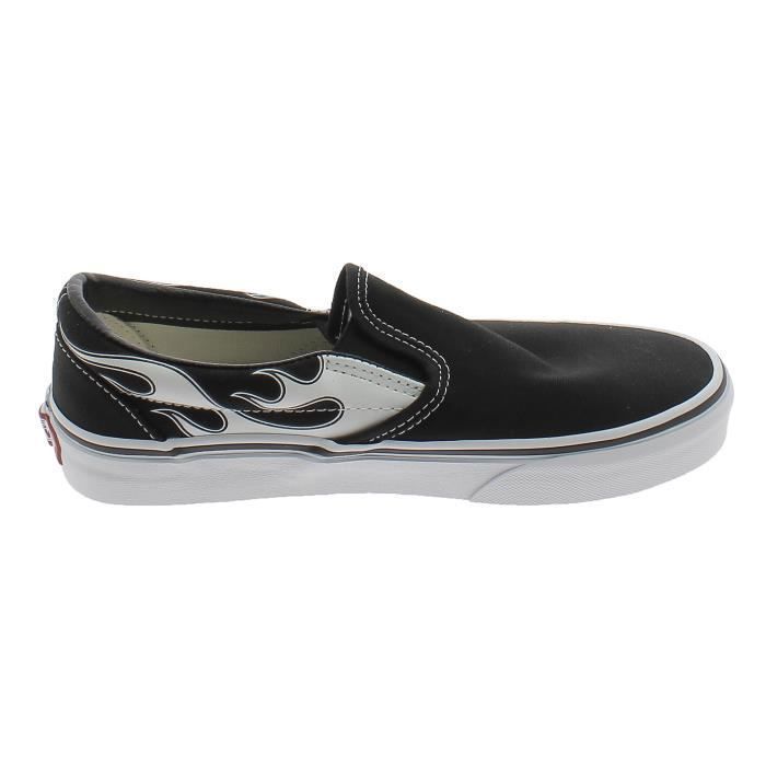 Vans slip on noir cuir on sale