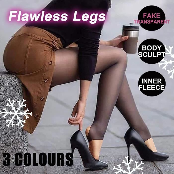 Nouveau Leggings Opaque brillant Collants Taille Haute Bas