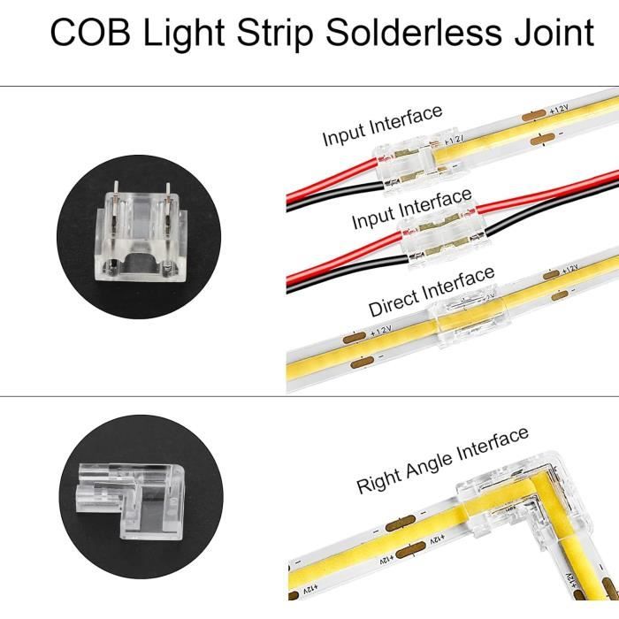 Spot lumineux LED encastrable avec technologie COB, luminaire décoratif