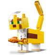 LEGO Minecraft Bigfigurine Creeper et ocelot Ensemble de construction, Jouets pour enfants de 7 ans et plus, 164 pieces, 2115-3