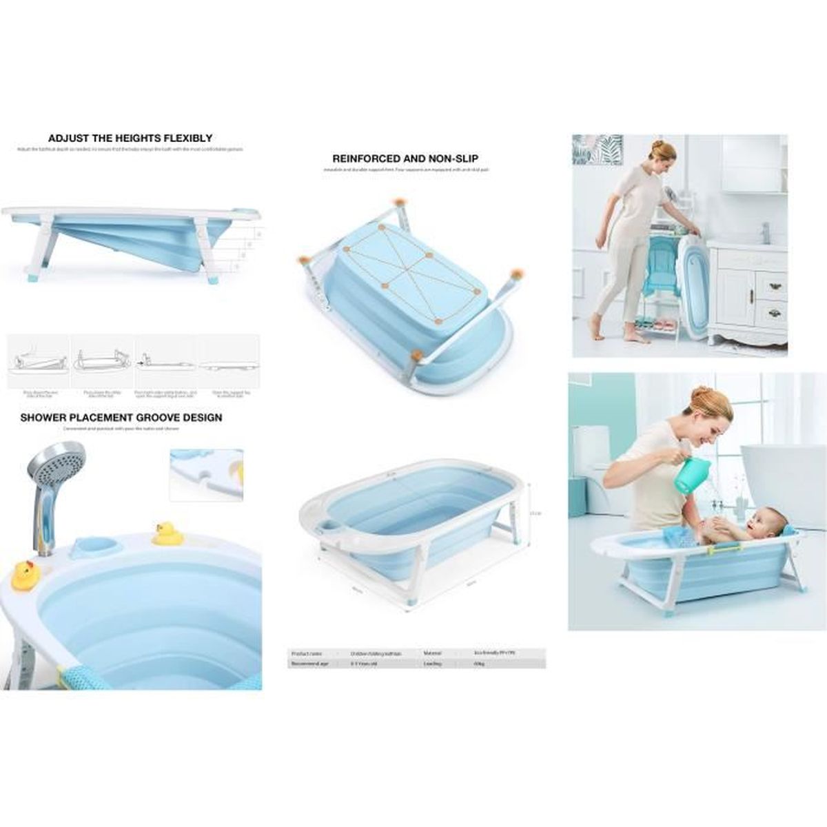 Baignoire Pliable Pour Bebe 0 36 Mois Avec Hamac De Bain Et Bouchon De Vidange Bleu Clair Cdiscount Puericulture Eveil Bebe Baignoire Pliable Pour Bebe 0 36 Mois Avec Hamac De Bain Et Bouchon De Vidange Bleu Clair Cdiscount Puericulture Eveil Bebe