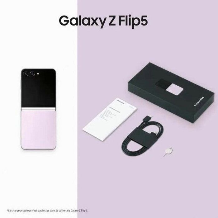 Smartphone SAMSUNG Galaxy Z Flip5 256 Lavande - Cdiscount Téléphonie