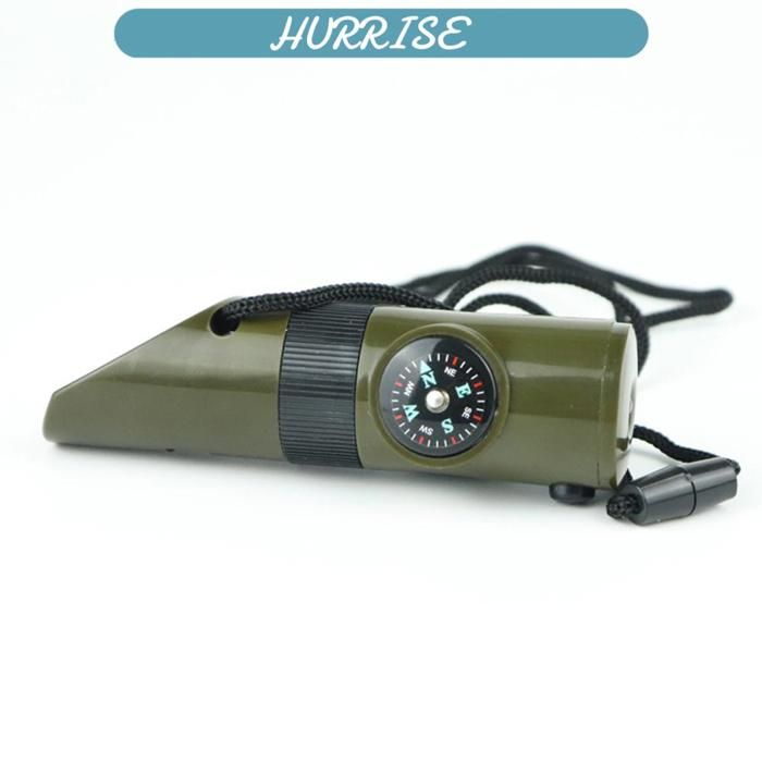 Sifflet De Survie 3-en-1 Avec Boussole Et Thermomètre – Idéal Randonnée, Camping Et Sécurité Femme - 4