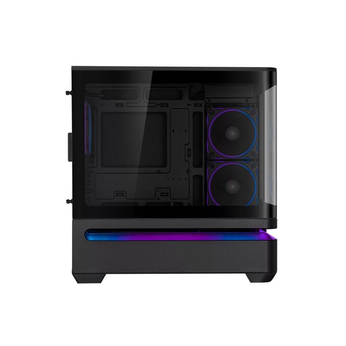 Boîtier PC ASUS Prime AP202 ARGB Noir - Format MATX, Verre Trempé, 3 Ventilateurs ARGB Inclus