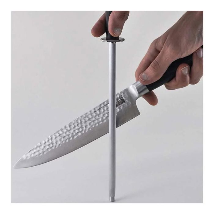 Tige d'affûtage de couteau en céramique de 25,4 cm, tige d'affûtage Tige d'affûtage de couteau en céramique de 25,4 cm, tige d'affûtage