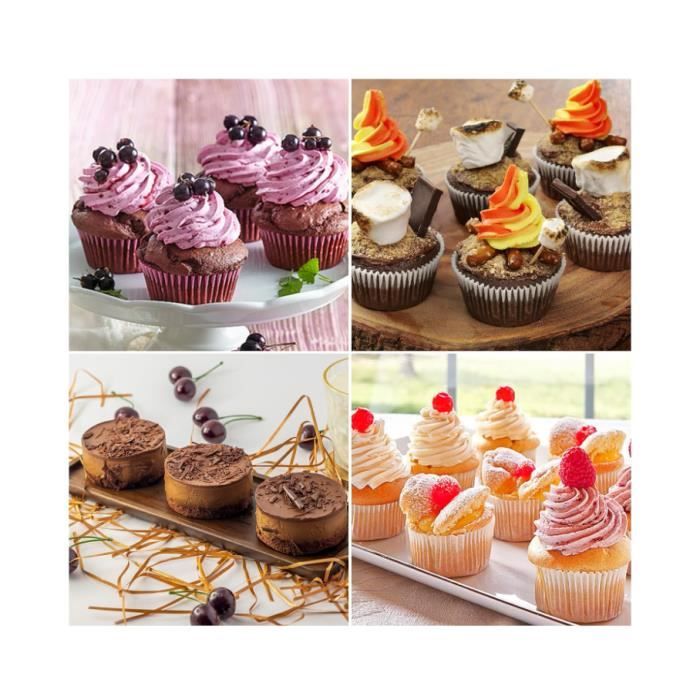 2 Pièces Moules à Muffins en Silicone, Moule Cupcake Muffins pour 24 Moules,  Moule Mini Muffins Silicone, Antiadhésifs Moule Muffins, Passe au  Lave-vaisselle, pour Cupcakes, Gâteaux (Rouge) : : Cuisine et  Maison