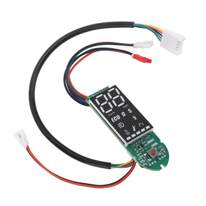 Tableau De Bord Bluetooth Pour Trottinette Xiaomi Mi4 - 36V 350W - Affichage Batterie, Vitesse, Distance - PCB Robuste - Plug & Play - 6