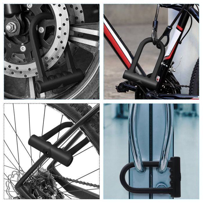 Antivol Velo SIGTUNA - Robuste Antivol de Vélo avec Câble de 1,2m et 3 Clés  de Sécurité - Orangé - Cdiscount Sport
