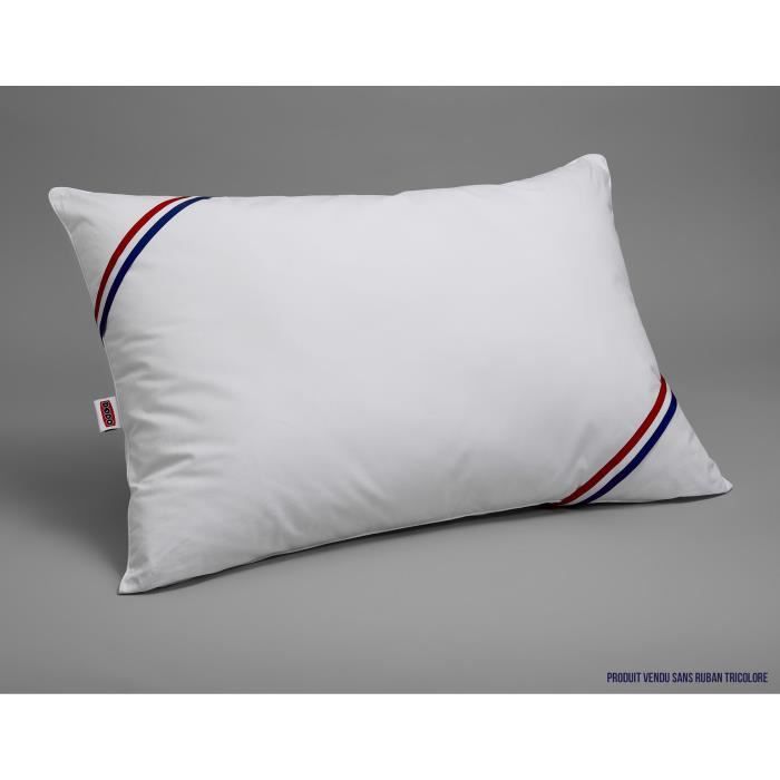 Lot De 2 Oreillers Microfibre Moelleux - Hauteur Réglable - Rembourrage Polyester Inclus - 50x70 Cm - 7