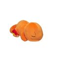 Peluche Salamèche Dort 40cm - BANDAI - Pokémon - Doudou ou Oreiller pour Enfant de 2 ans et plus-0