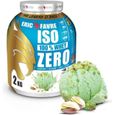 ISO WHEY ZERO 100% Pure Whey Protéine Isolate (Pistache) - Prise de Masse - 2kg - Laboratoire Français Eric Favre-0