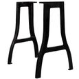 Pied de table fer