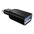 RaidSonic ICY BOX IB-CB003 - Adaptateur USB - USB Type A (F) pour USB-C (M) - noir-0