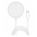 Chargeur induction - 123 - Compatible MagSafe - 15W - Blanc - Recharge sans fil rapide