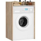 Meuble pour lave-linge AKORD FIN Chêne Sonoma, Blanche 64 cm 1 étagère 64x50x98 cm