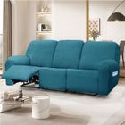 WOVTE Housse Canapé Relax 3 Places,Housses de canapé Housse de chaise longue shiwares sofa Cover Bleu paon